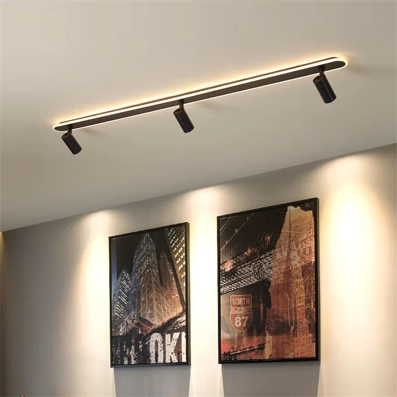 

New LED Ceiling Lights AC90-260V Modern Led Ceiling Lamp Spotlight Surface Mounted For Study Room Balcony Shop Showroom Lighting