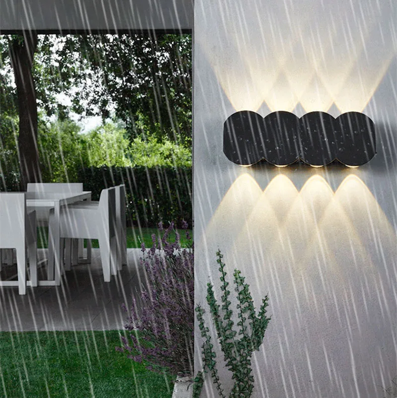 

Waterproof LED wall lamp Nordic minimalist indoor and outdoor hotel corridor wall lamp door courtyard porch wall lamp