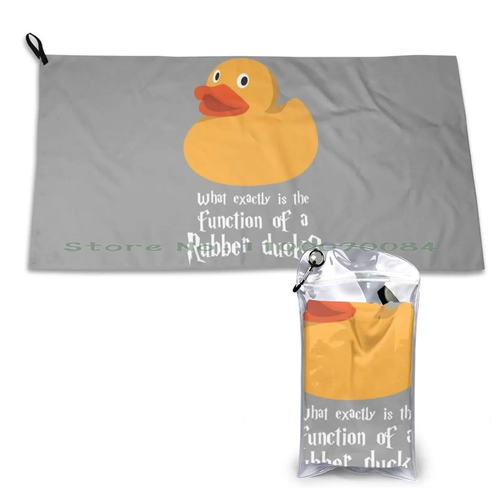 Function Of A Rubber Duck Quick Dry Towel Gym Sports Bath Portable Duck Function Arthur Weasley Rubber Soft Sweat-Absorbent