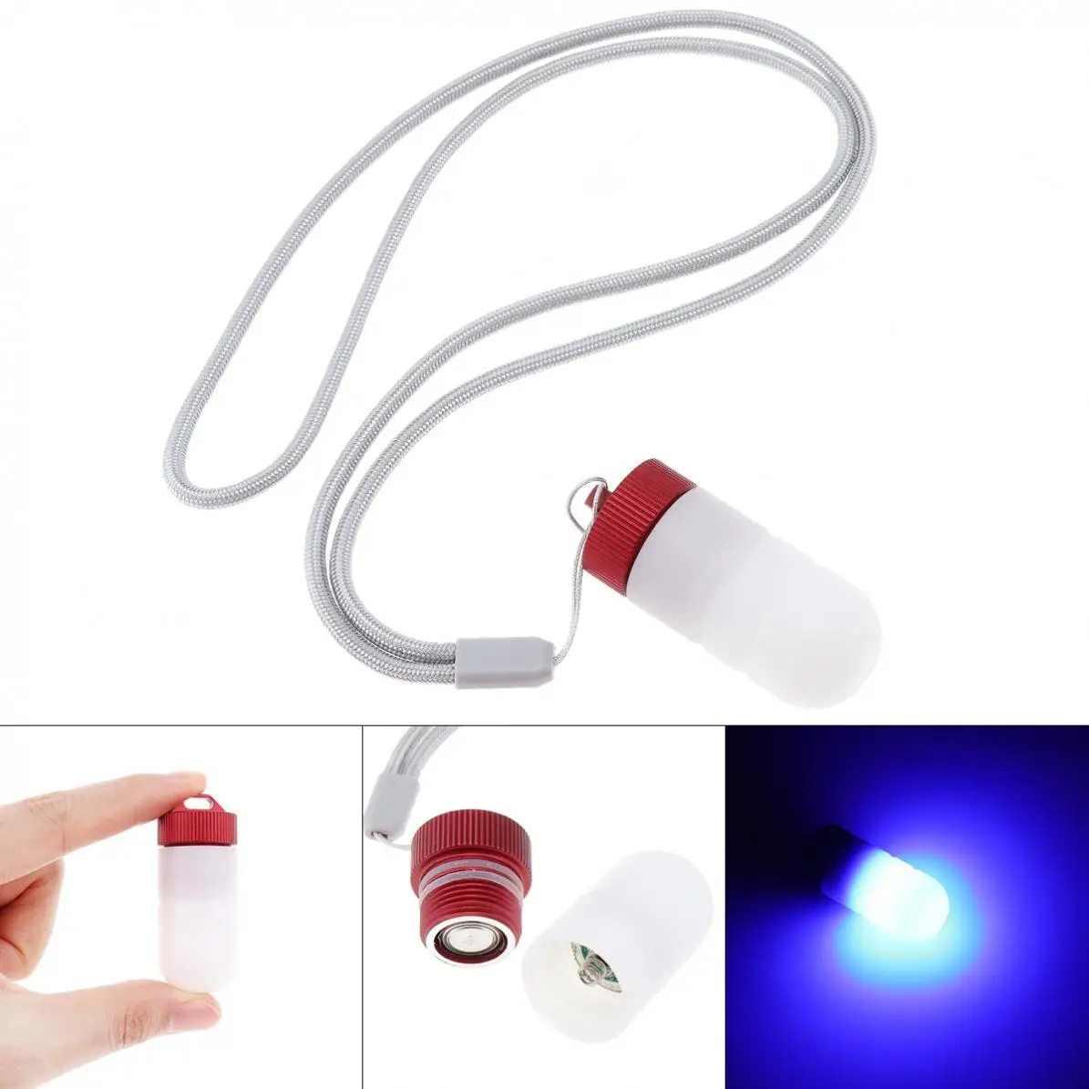 

Mini Underwater Safety Signal Light Scuba Night Dive LED Marker with Battery 200h Duration for 200m Underwater Diving