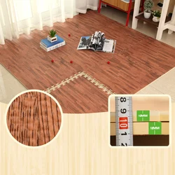 Simple Mat Foam Play Puzzle Mats Wood Grain Soft Nonslip DIY Toy Modern Floor Carpets Reduce Noise Living Room Crawling Play Mat