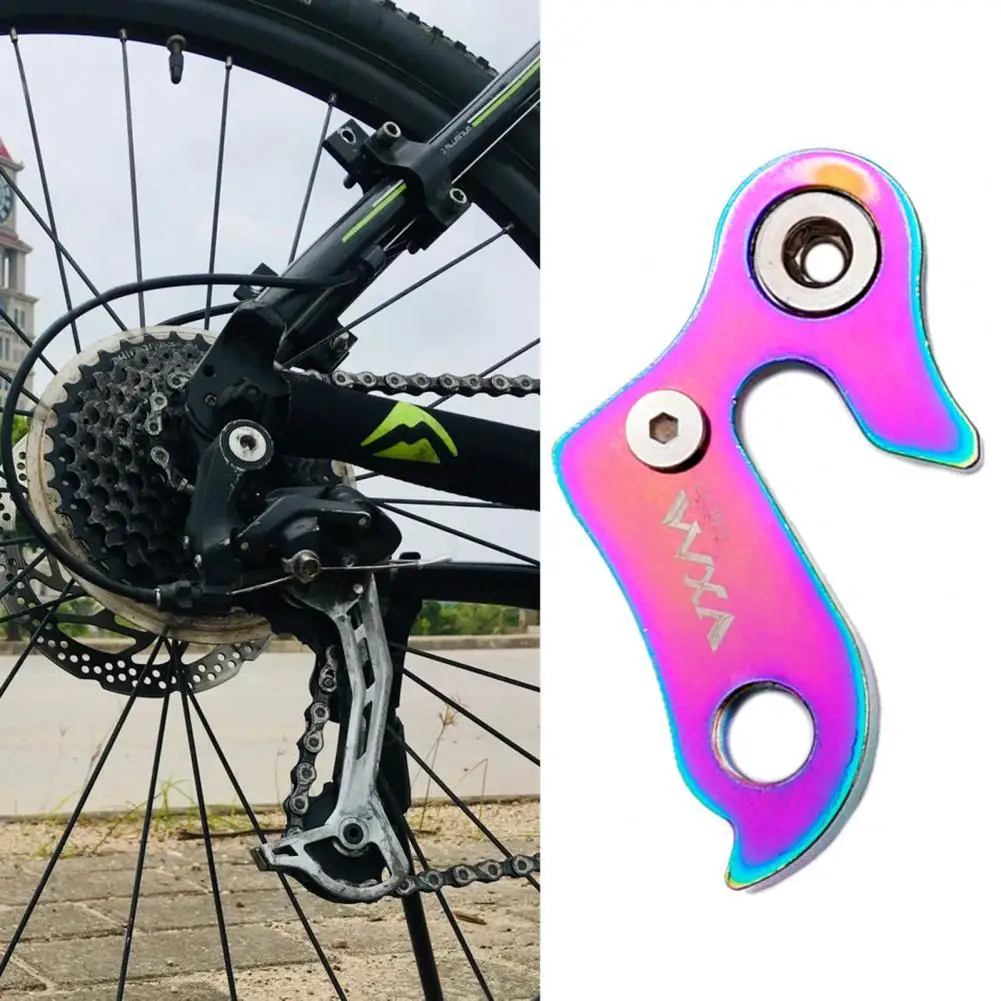 Colgador de cambio de marchas trasero para bicicleta, gancho trasero colorido para bici