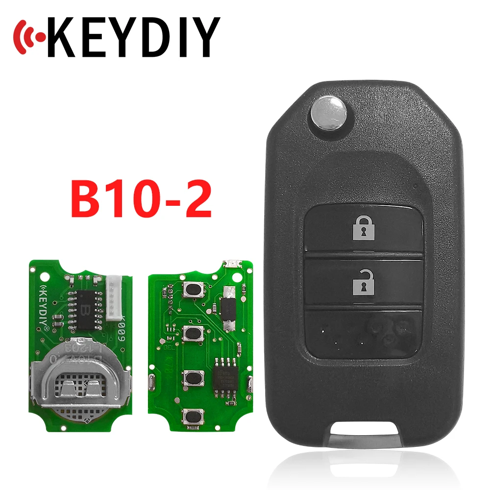 

KEYDIY B Series B10-2 2 Button Universal KD Remote Key for URG200/KD900/KD200 Machine