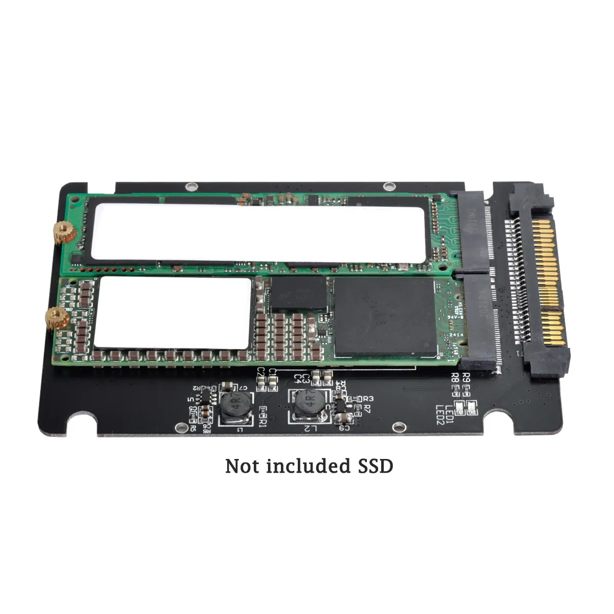 

CY Jimier NVME U.2 to Combo NGFF M.2 M-key SFF-8639 SATA PCIe SSD Adapter for Mainboard Replace SSD 750 p3600 p3700