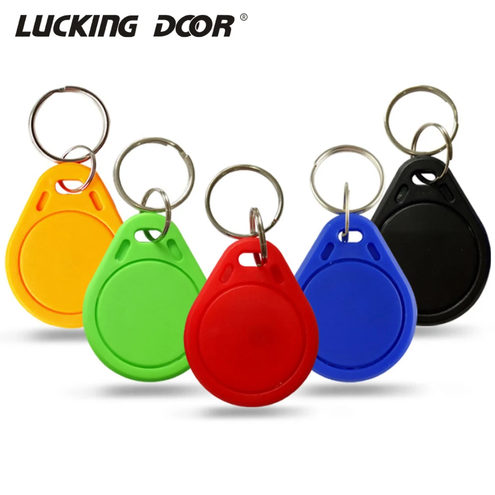 

LUCKING DOOR 10pcs 13.56MHz IC Keyfobs Tags Access Control RFID Key Finder Card Token Attendance Management Keychain