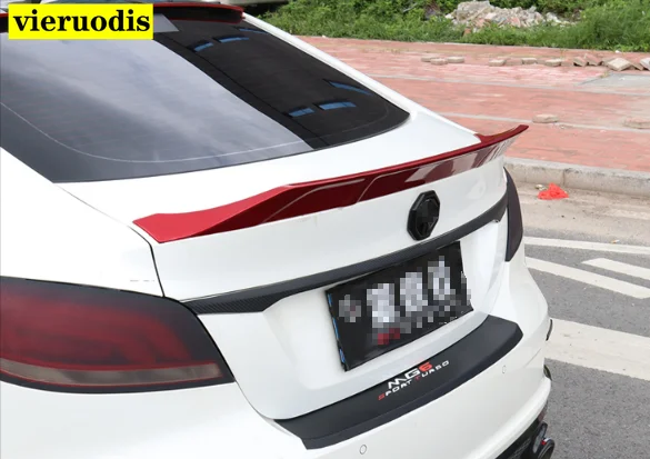 Fit For MG 6 MG6 2017 2018 2019 ABS / Carbon Fiber Exterior Rear Spoiler Tail Trunk Boot Wing Decoration Car Styling