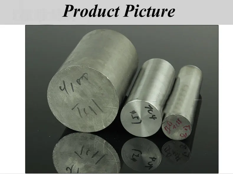 Titanium Alloy Bar Rod UNS Gr5 TC4 BT6 TAP6400 Titanium Ti Round Bars Industry CNC Machine Use DIY Material Anti-corrosion Model