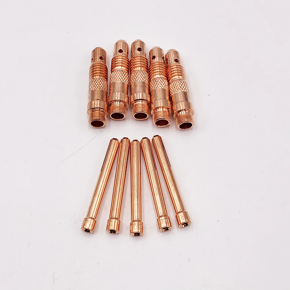 Tig Welding Torch Accessories Tig Consumibles Kit  WP-17 WP-18 WP-26 Tungsten Electrode Holder  Collet  And Collet Body