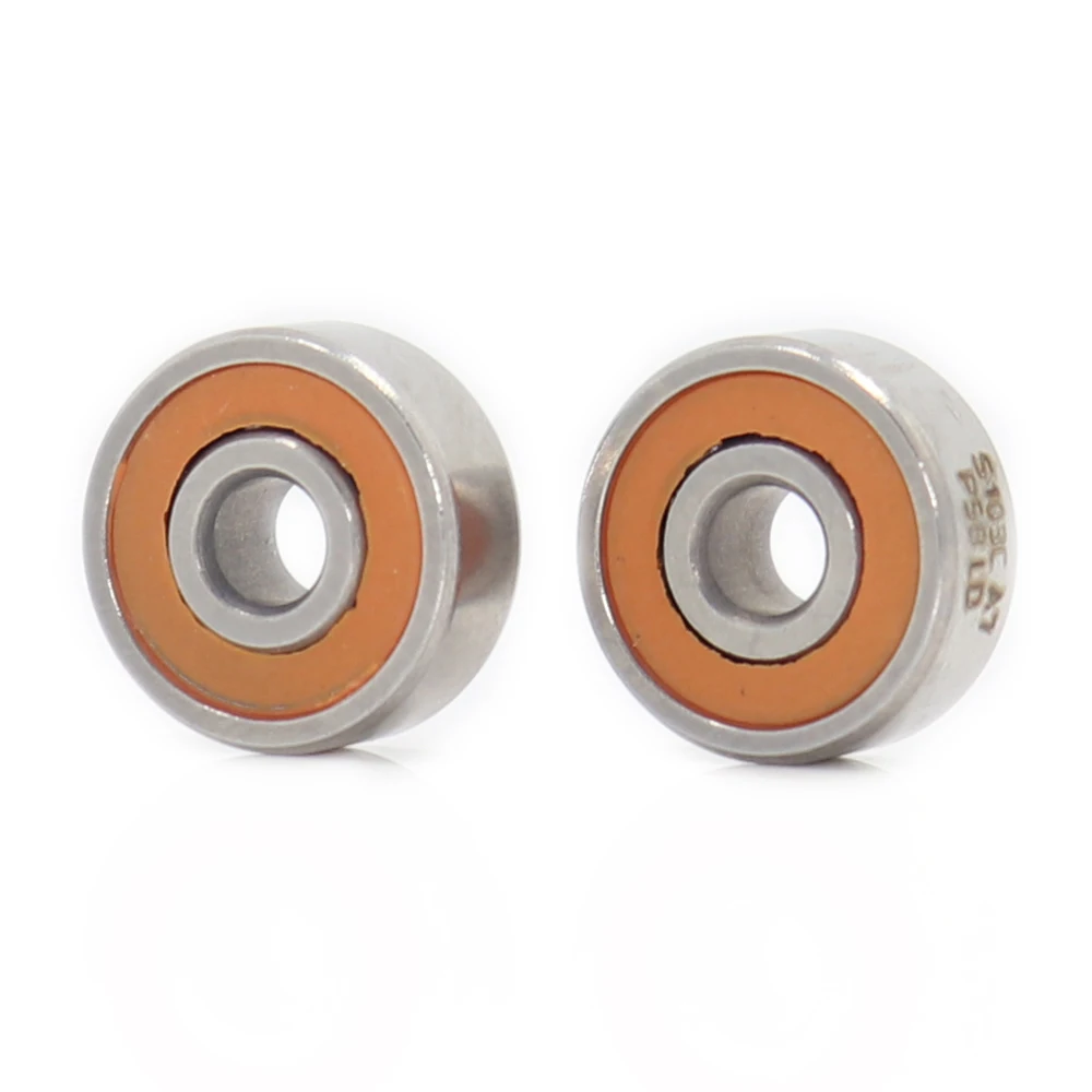 S623 2OS Bearing 3*10*4 mm CB ABEC-7 ( 2 PCS ) Stainless Steel Hybrid Ceramic Bearing Ocean Fishing Reels Ball Bearings S623C