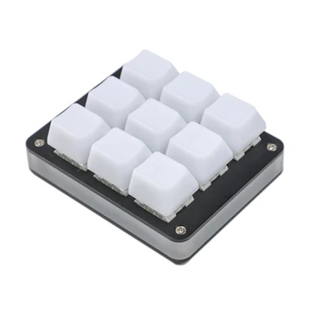 9 Key CNC Aluminum QMK VIA Hotswap…