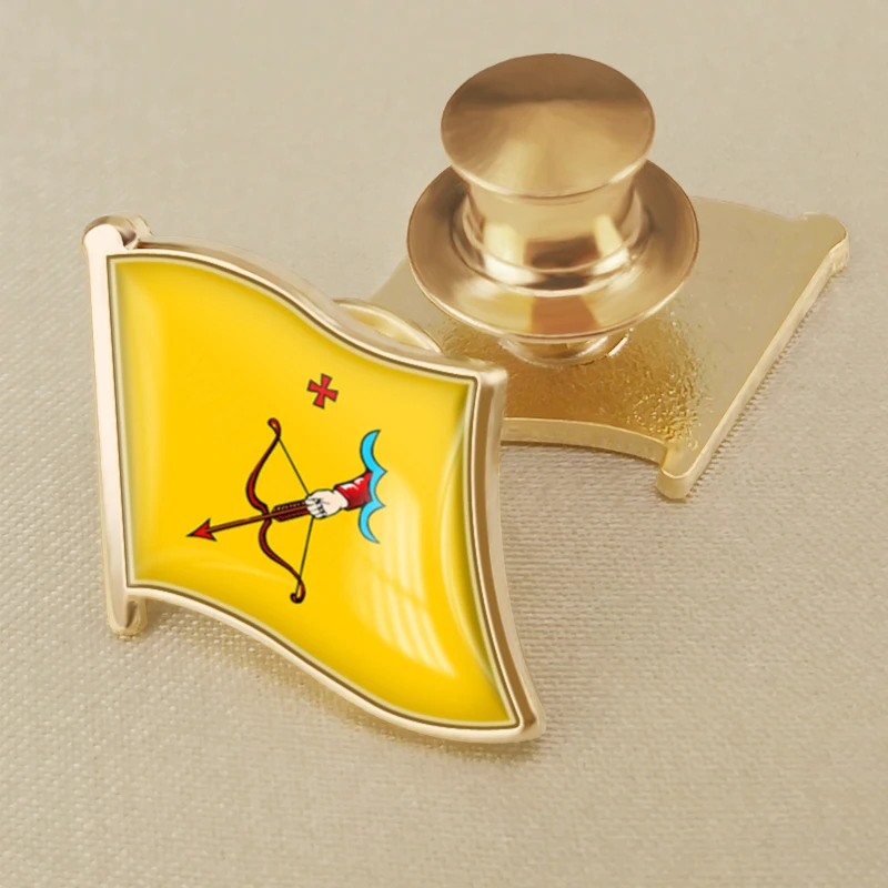 Coat of Arms of Kirov Oblast of Russian Federation Flag Lapel Pins Broochs Badges - Image 4