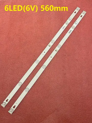 2 uds 6LED tira de LED para iluminación trasera para 32HB5426 TCL 32D100 L32S4900s 32S301 L32P1A 4C-LB3206-HR03J HR01J TOT_32D2900 32HR330M06A5 V5