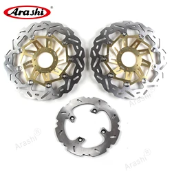 Arashi  1 Set For HONDA CRF L AFRICA TWIN ADV ABS 1000 2018 2019 CNC Floating Front Rear Brake Disc Rotors CRF1000L CRF-L1000