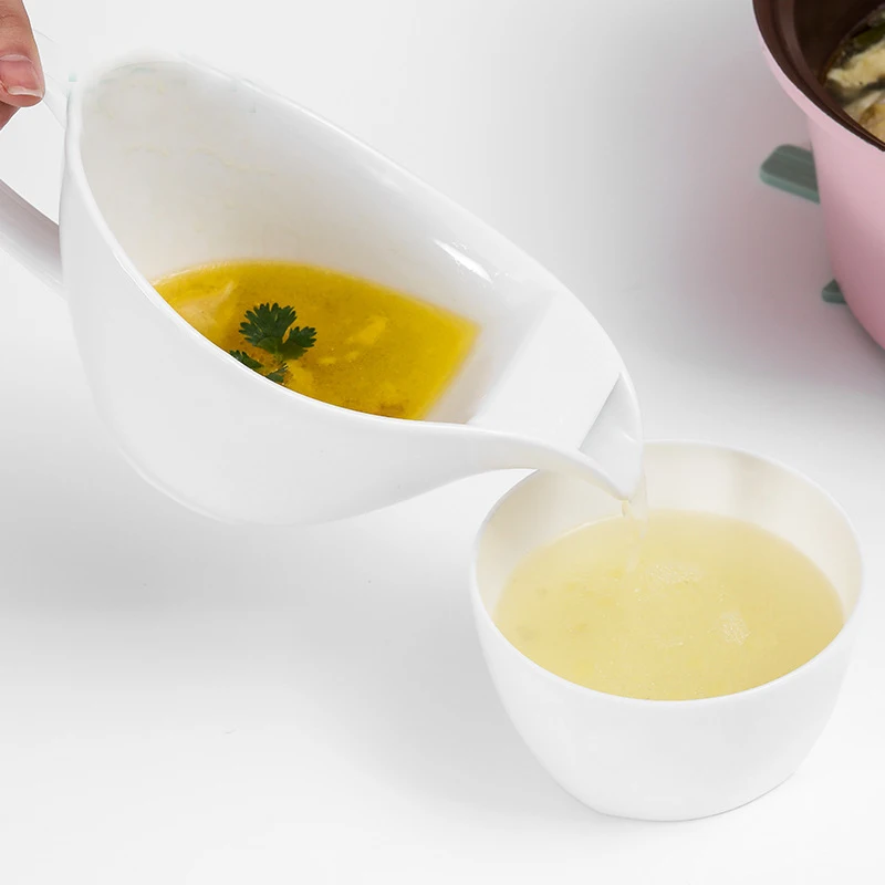 

Ceramics Filter Oiler Household Oil Trapping Bowl for Drinking Soup Artifact Ceramics Pour Oil Kitchen Oil Soup Separation Cup