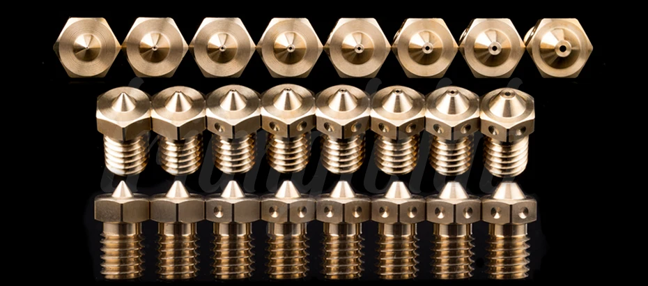 Trianglelab ® V6 Gold HeatSink V6 Hotend 12V/24V Remote Bowen J-Kopf und Lüfterhalterung für HOTEND für PT100 Extruder – Detail 14