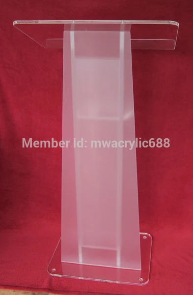 

Free Shipping HOT SELL Beautiful Simple Elegant Acrylic Podium Pulpit Lectern podium plexiglass