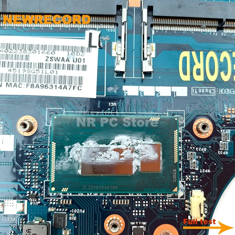 Imagem -06 - Laptop Motherboard para Toshiba K000889110 La-b301p C55t-b C55-b5350 Series Sr1ek I34005u Placa Principal