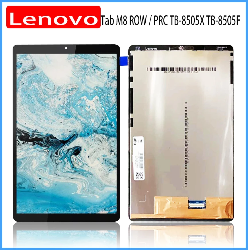 

Original New 8.0" inch LCD For Lenovo Tab M8 HD PRC ROW TB-8505X TB-8505F TB-8505 LCD Display Touch Screen Digitizer Assembly