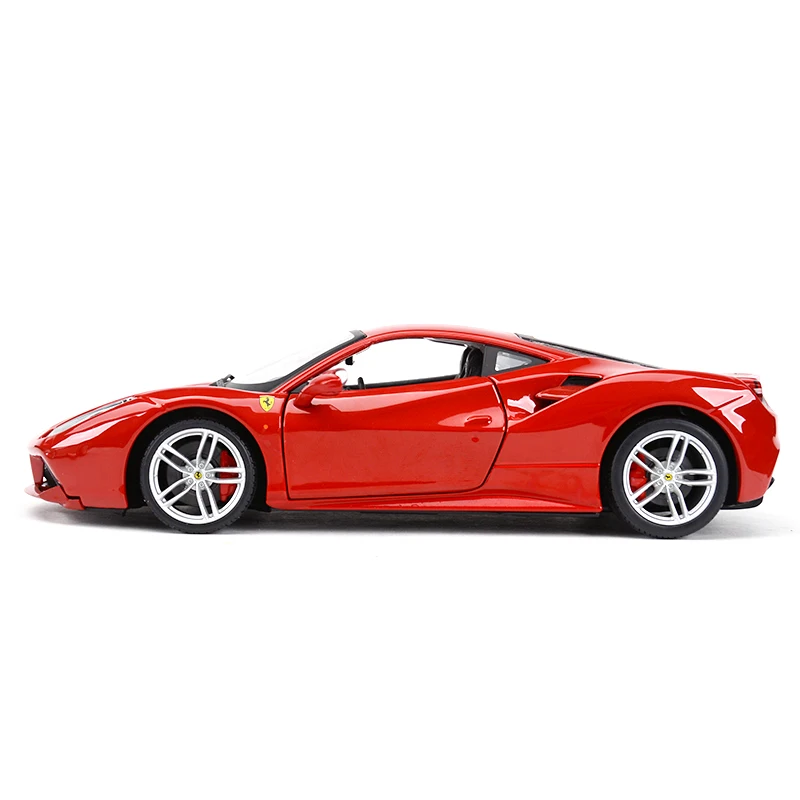 Bburago 1:24 Ferrari 488 GTB Sports Car Static Die Cast Vehicles Collectible Model Car Toys