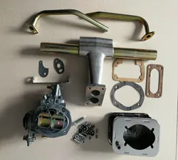 SHERRYEBRG Genuine FAJS  32/36DFEV carb carburetor conversion kit for VW Bug Bus single port heads fit Type1 Beetle Type2