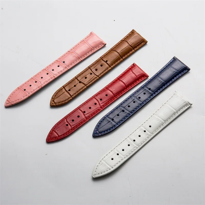 14mm 16mm 17mm 18mm 19mm 20mm 22mm Leather Watchbands Watch straps Watch accessories Women Men Universal Belt band Accessories