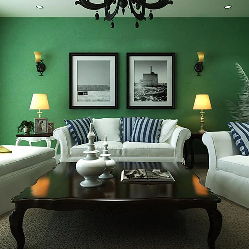 

new Modern minimalist non-woven fabric pure pigment color silk wallpaper bedroom living room Nordic style light gray wallpaper