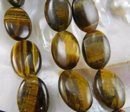 Special offer jewelry 13X18mm african egg roar tiger eye stone loose beads 15 