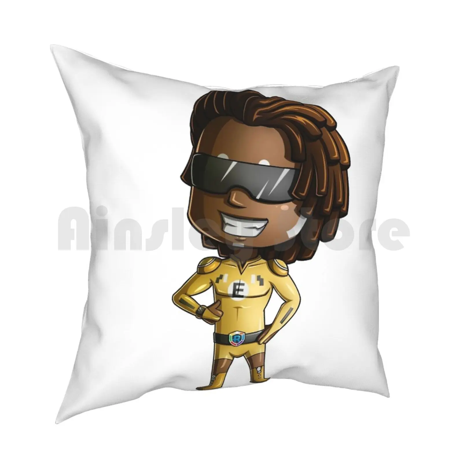 Resolveit-Empathy Chibi Pillow Case Printed Home Soft DIY Pillow cover Resolveit Resolveit Superhero Academy Superhero