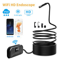 2MP/8MP 1080P/1944P Wireless HD WIFI Endoscope Water-proof IP66 Inspection Camera CMOS Borescope For iphone and Android Otoscope