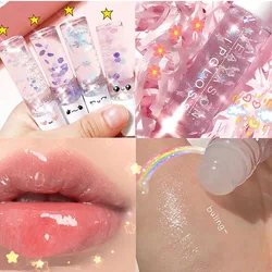 Lip Plumper Oil Colorless Sexy Cute Fruit Lip Balm Liquid Lipstick Waterproof Moisturizing Plumper Women Lip Gloss Lip Balm