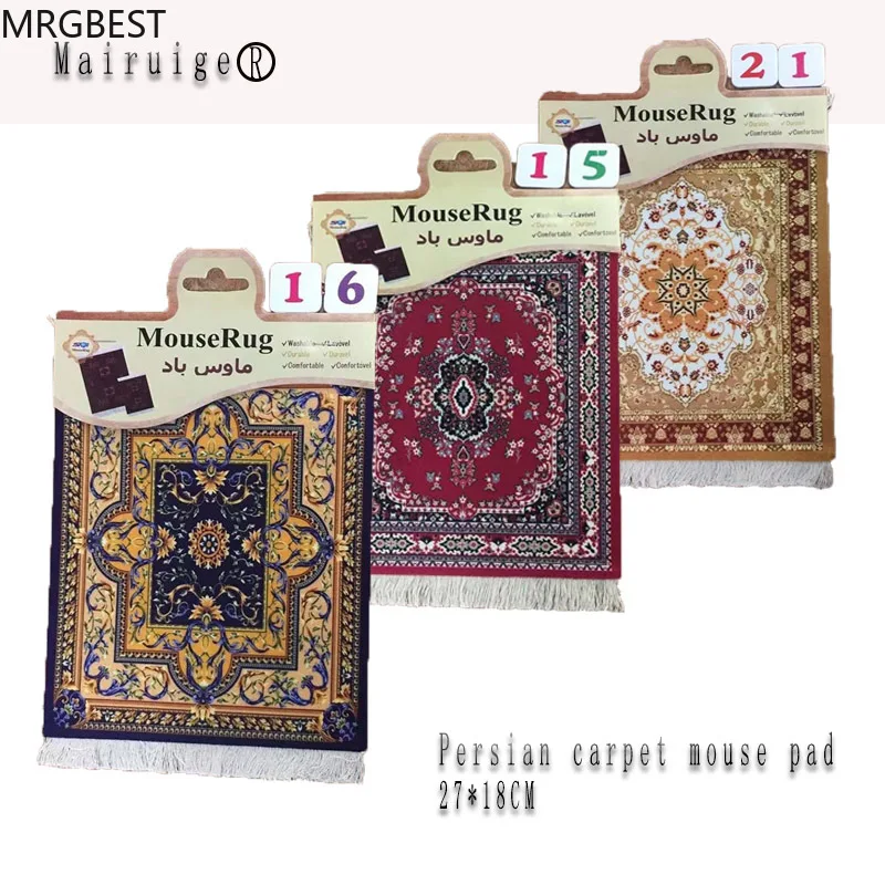 MRGBEST 270*180MM Colourful Persian Style Large Mouse Pad Carpet Office Family Tassels Desk Mat Gaming Keyboard Pad Desktop Mat