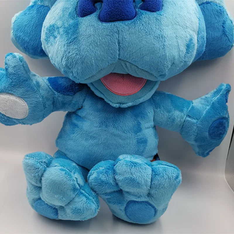 Bebê consolo enorme azul pistas brinquedo de pelúcia brinquedos de pelúcia boneca o cão que dorme com o bebê um presente para uma criança