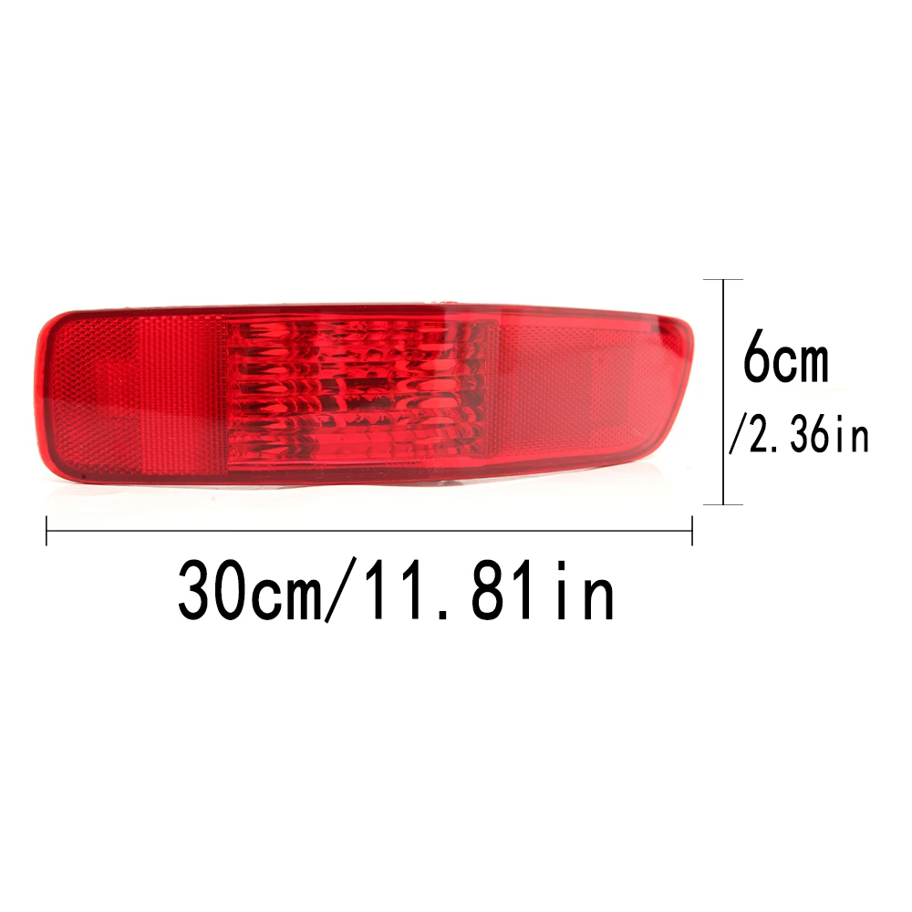 Rear Tail Bumper Reflector Light For Mitsubishi Outlander EX 2007- 2012 Stop Signal Brake Fog Reflector Lamp Car Accessories