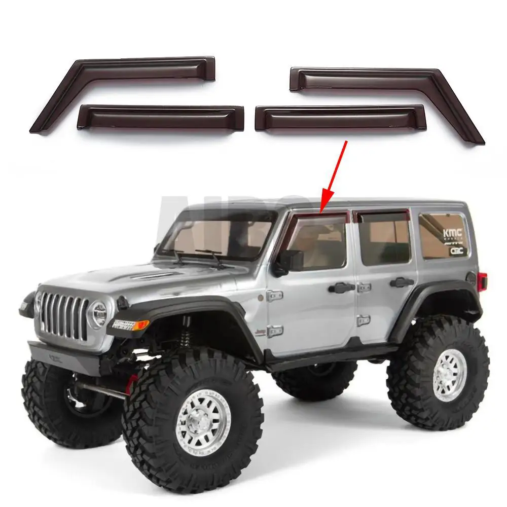 

Hdrc Window Rain Sun Visor Rain Shield For 1/10 Scale Axial Scx10 Iii Wrangler Axi03007 Rc Car Accessories