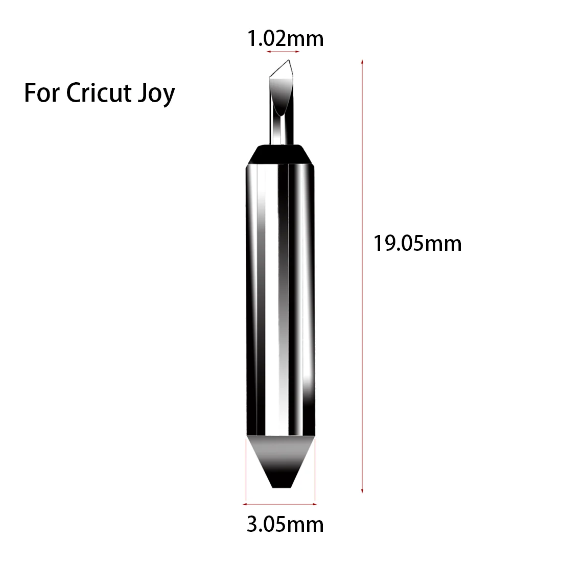 Dia 3mm 5pcs 45 Degree Plotter Blades Vinyl Cutter Knife for Cricut Joy Replacement Cutting Blades Milling Engraving Machine