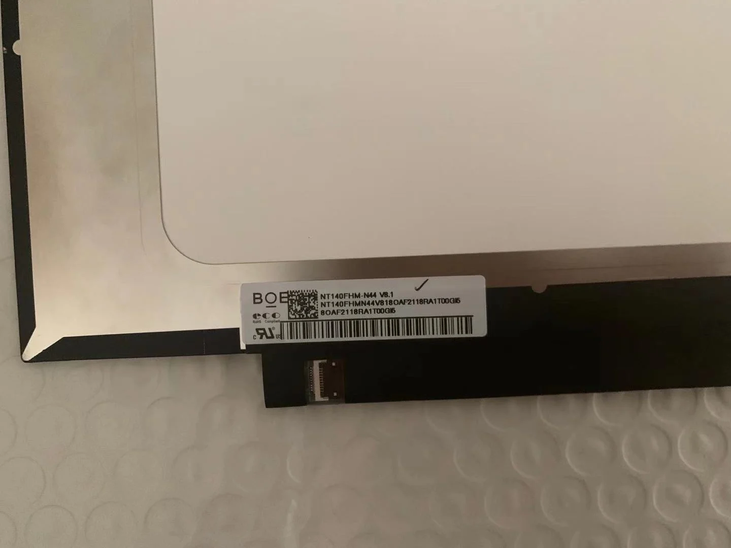 Imagem -02 - Ebc B140han04.3 B140han04.0 Edp Substituição da Tela Lcd do Portátil 1920x1080 30pin Nt140fhm-n44 N43 B140htn02.0 N140hca-eba