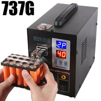 SUNKKO 737G Spot welder LED Dual Digital Display with welding needles double pulse Welding Machine for 18650 battery