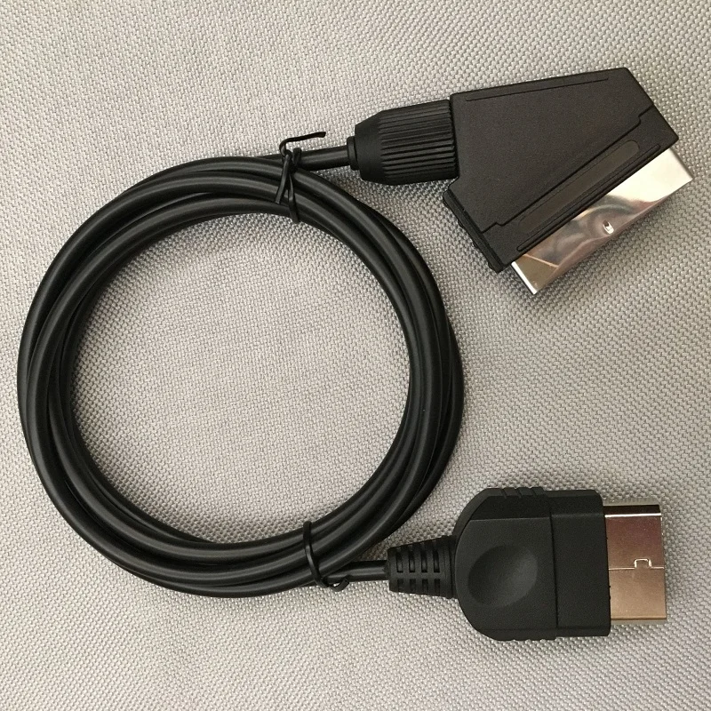 Cable de Scart RGB de repuesto, Cable de Audio y vídeo AV Scart para Consola Microsoft Xbox