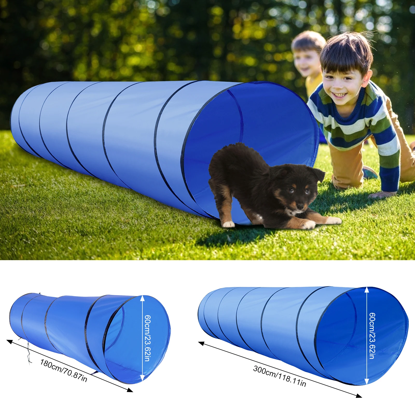 Dog Training Agility Equipment Obstacle Outdoor Tunnel Dog Agility Accessories Pet Training Equipment Pop Up Tunnel For Kid Pet