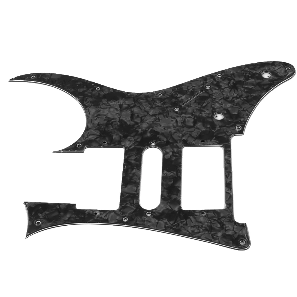 3Ply Quality Guitar Pickguard For Ibanez RG 350 DX Black Pearl w/ Screws