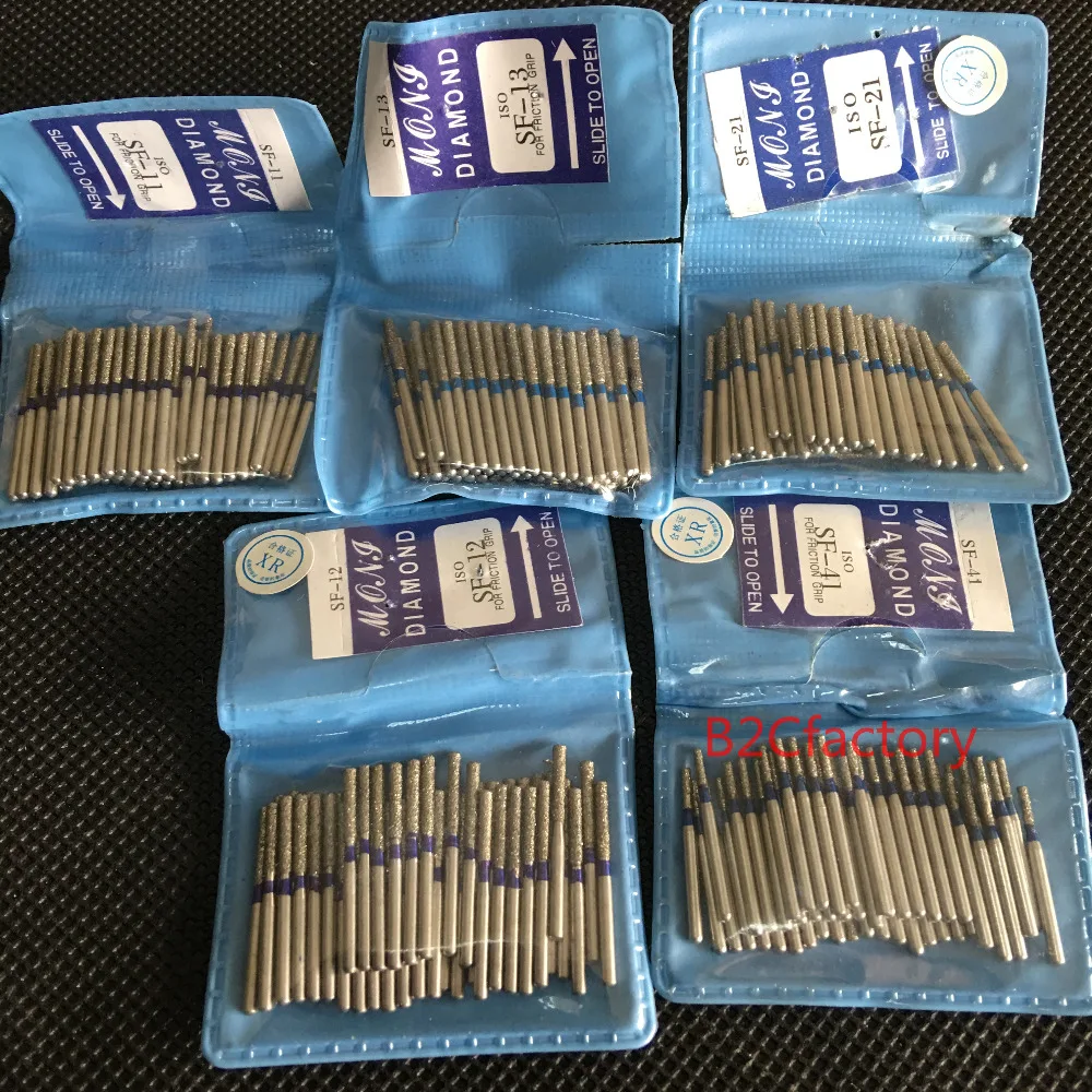 

Dental Diamond Burs FG High Speed for polishing smoothing SF SERIES 1.6mm