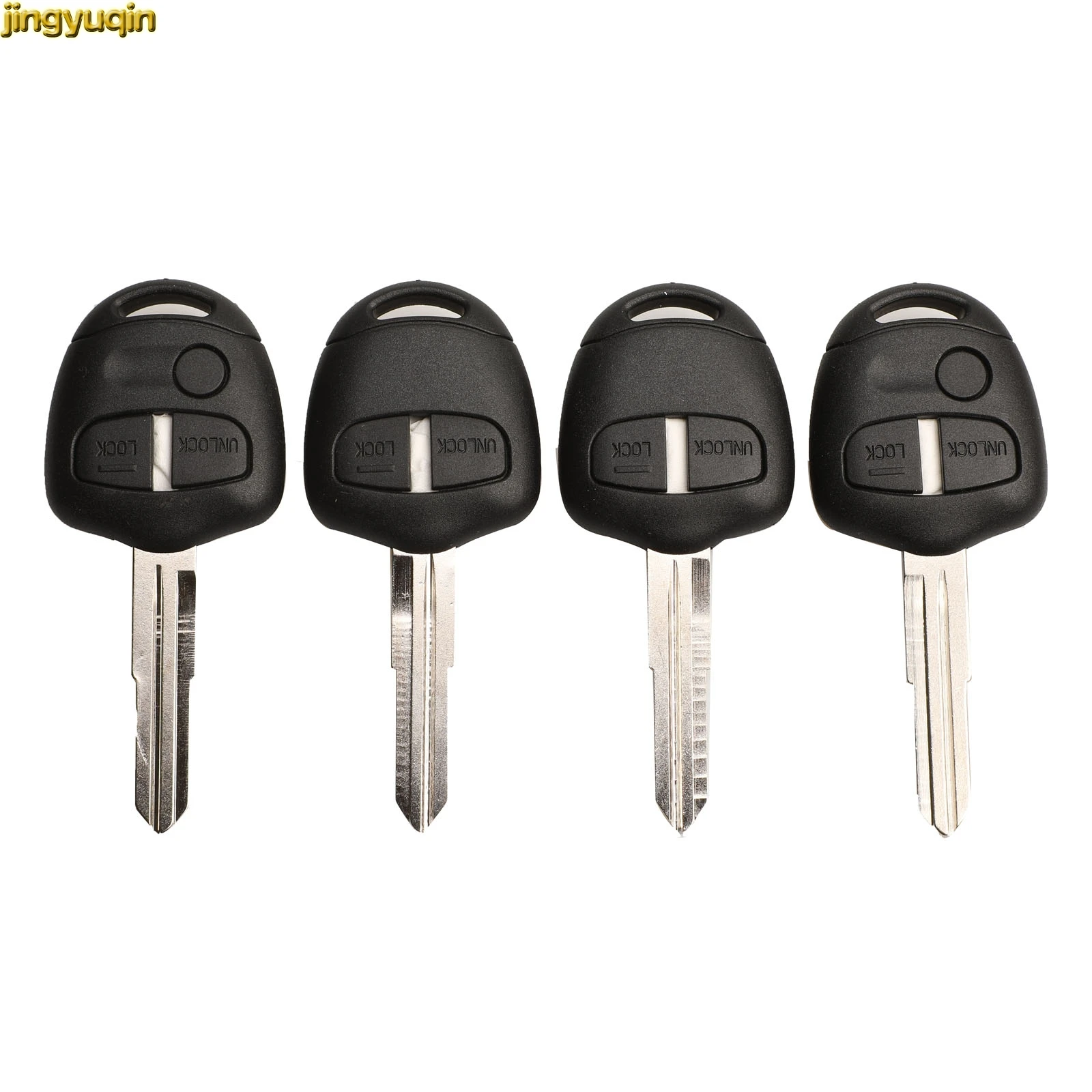 

Jingyuqin 2/3 BTN Remote Car Key Shell for Mitsubishi Lancer Outlander Grandis EX Evolution Key Case Right/Left MIT11/MIT8 Blade