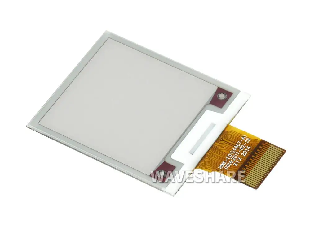 Waveshare 1.54 polegadas e-ink display bruto de três cores e-paper sem PCB 200x200 interface SPI para Raspberry Pi / STM32