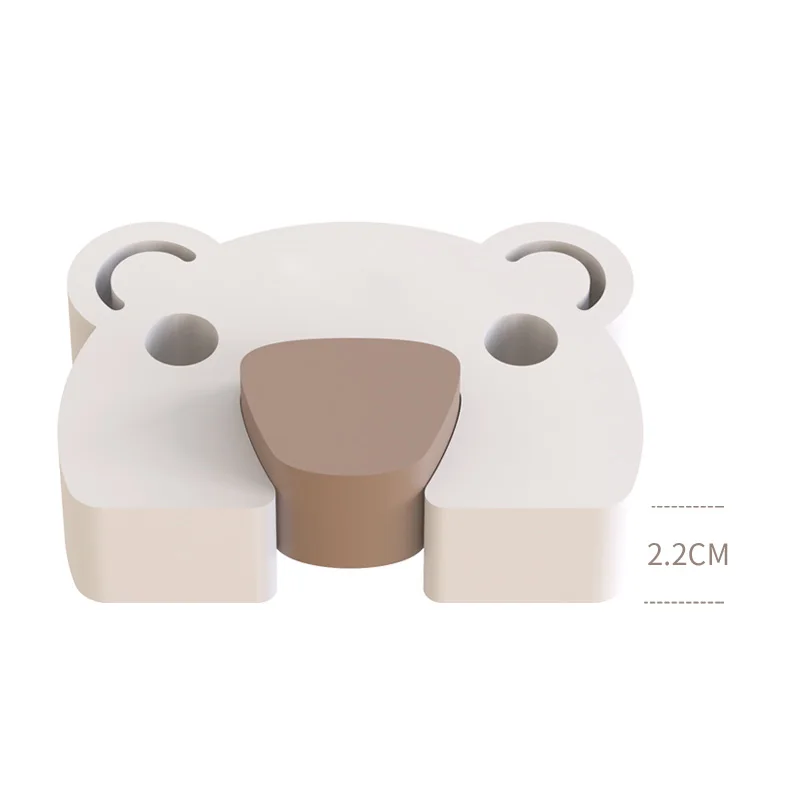 Door Stopper Baby Safety Cartoon Animal Thick Door Block Anti-Pinch Hand Kids Children Finger Protect White Eva Door Stoppers