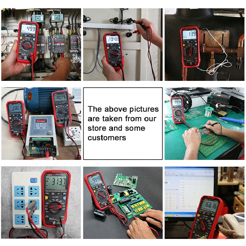 UNI-T Multimeter Digital UT61E Plus Series True RMS 1000V Auto Range Handheld Professional Tester Voltmeter multimeterAC/DC