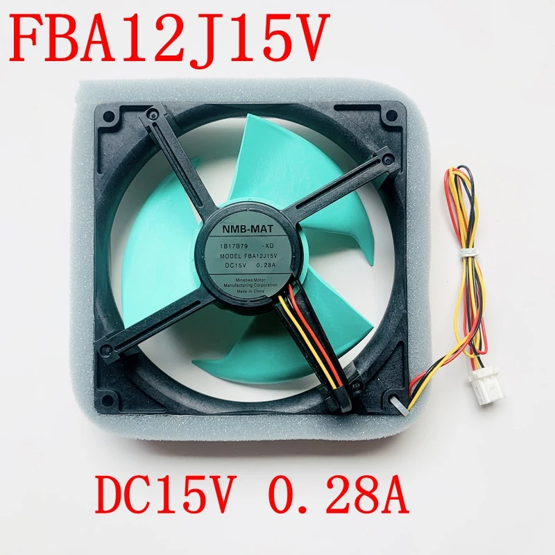 

Sharp refrigerator cooling fan fan motor NMB-FBA12J15V 15V 0.28A parts