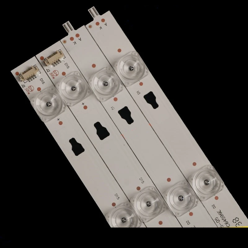 14PCS/LOT LED Backlight  strip For Haier 55"TV LS55H610N F55Y LED55D8D-01(C) LED55D8C-01(C) 30355008421 8LED 3V