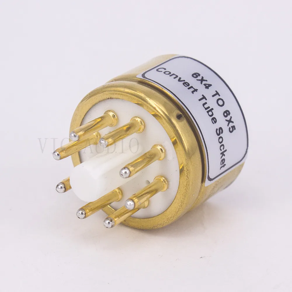 1 قطعة 6X4 (أعلى) إلى 6X5 (أسفل) 7Pin إلى 8Pin فراغ أنبوب محول المقبس محول مكبر للصوت الصوت لتقوم بها بنفسك HIFI