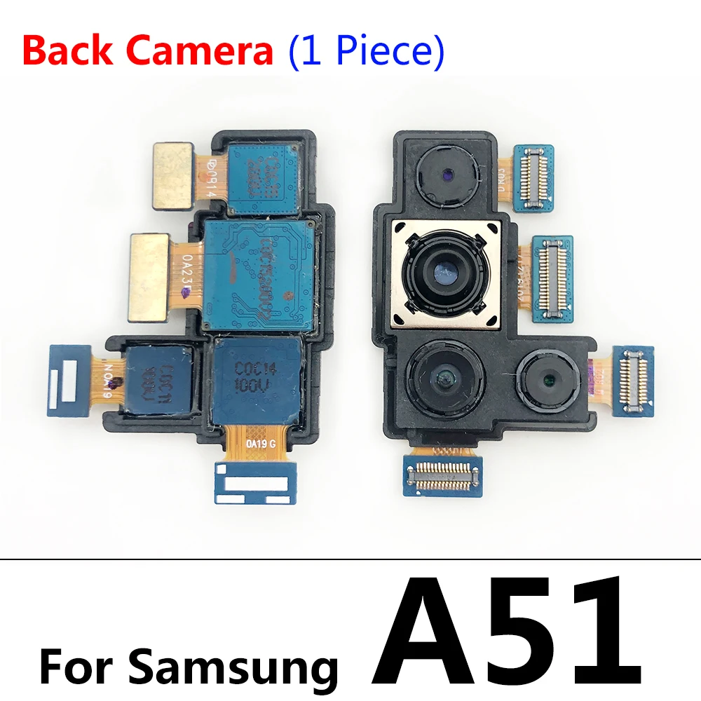 New Front Camera With Back Rear Camera Module Flex Cable For Samsung A10S A20S A30S A50S A51 A11 A31 A71
