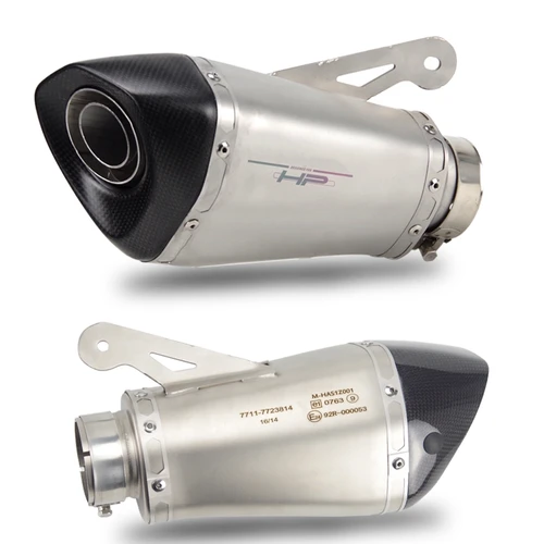 Silenciador de Escape antideslizante para motocicleta, 60mm, 65mm, extraíble, DB Killer Laser para BMW S1000RR 2010-2014 S1000R 2010-2016